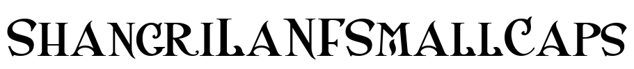 ShangriLaNFSmallCaps Font Image
