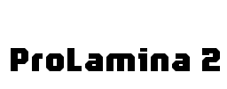 ProLamina 2 Font Image