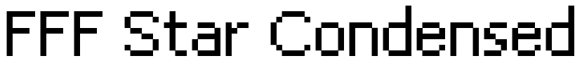 FFF Star Condensed Font Image