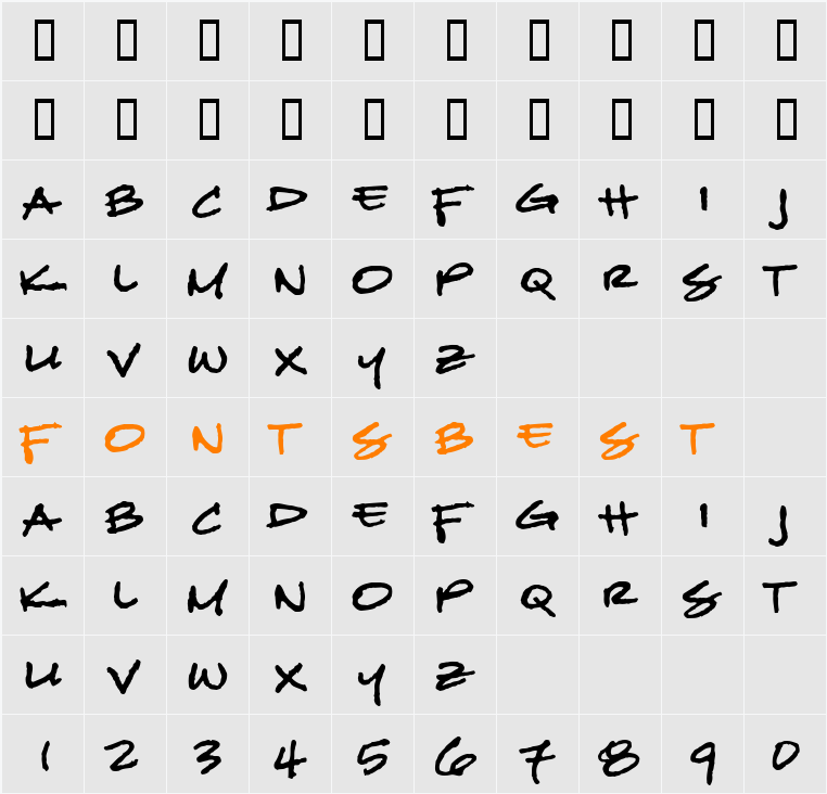 Divine Character Map