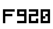 F920 Font Image
