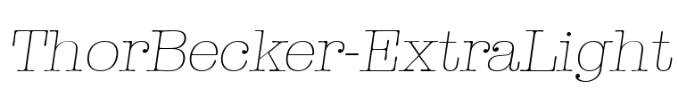 ThorBecker-ExtraLight