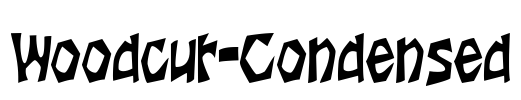 Woodcut-Condensed