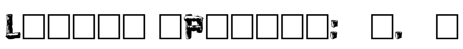 Logger (Plain):001.001 Font Image