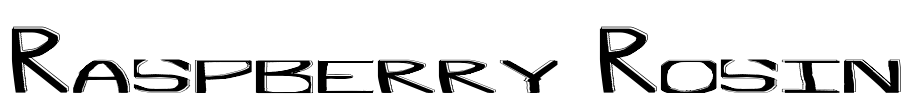 Raspberry Rosin Font Image