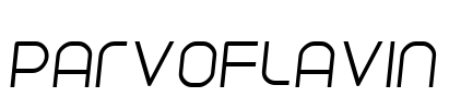 Parvoflavin Font Image
