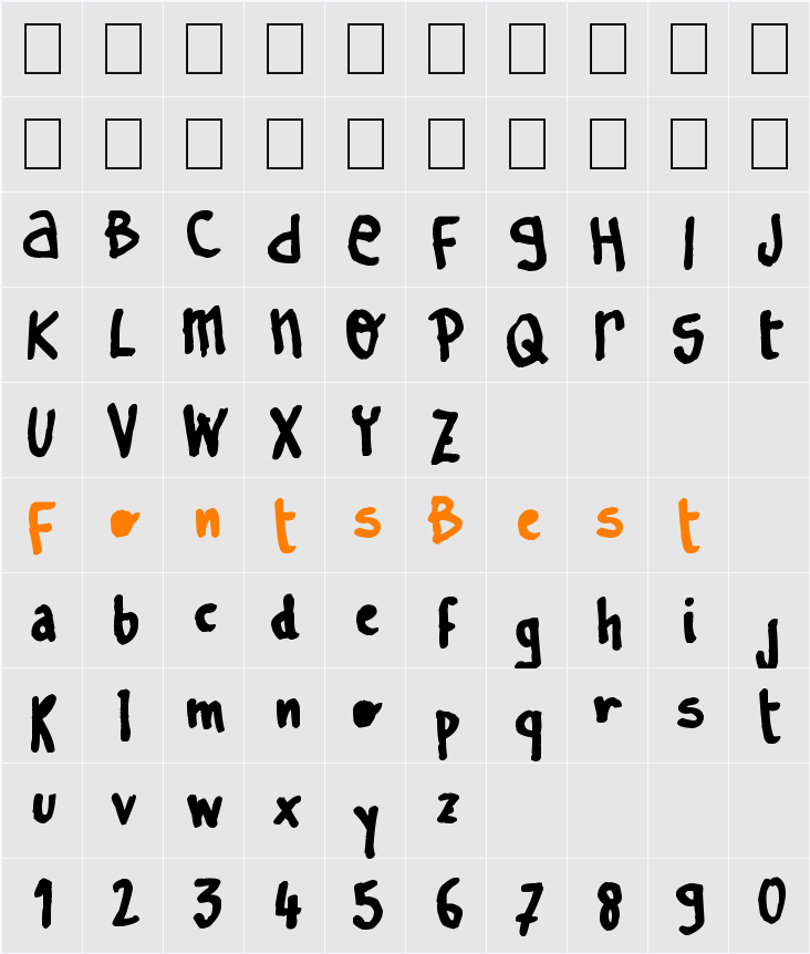 Learn To Spell Character Map