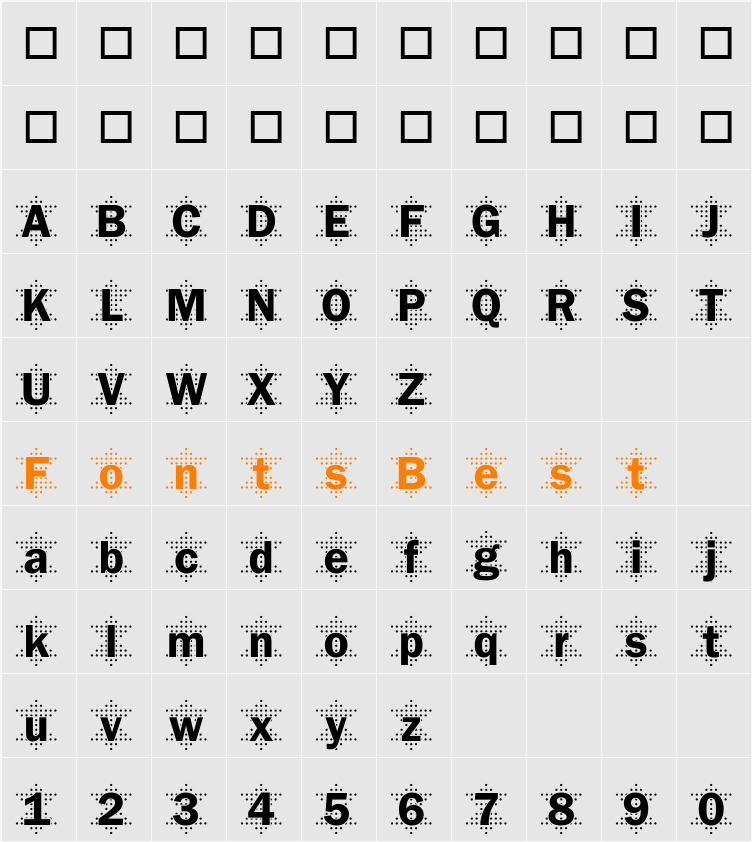 Franklin47 Becker Character Map