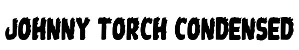 Johnny Torch Condensed Font Image