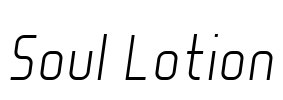Soul Lotion Font Image