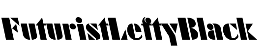 FuturistLeftyBlack
