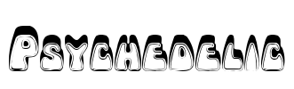 Psychedelic Font Image