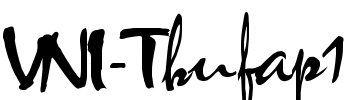 VNI-Thufap1 Font Image