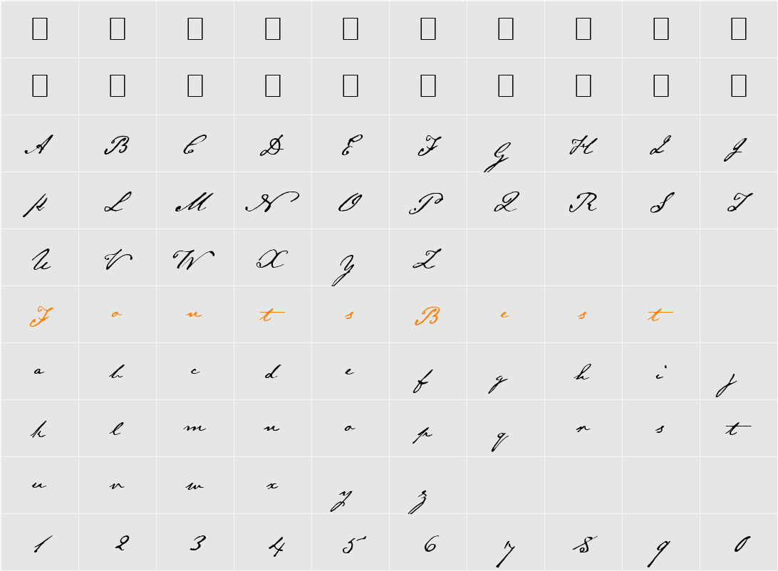 EmilyAustin Character Map