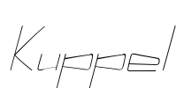 Kuppel Font Image