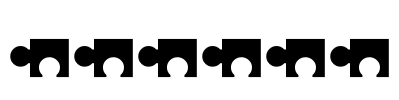 Puzzle Font Image