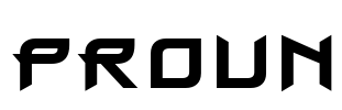 Proun Font Image