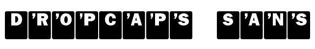 DropCaps Sans