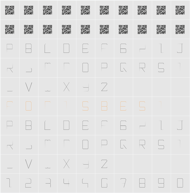 EpicenterThin Character Map