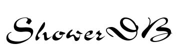 ShowerDB Font Image