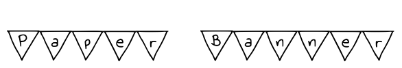 Paper Banner