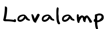 Lavalamp Font Image