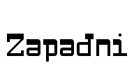 Zapadni Font Image