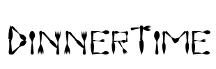 DinnerTime Font Image