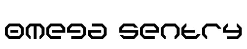Omega Sentry Font Image