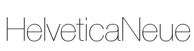 HelveticaNeue Font Image