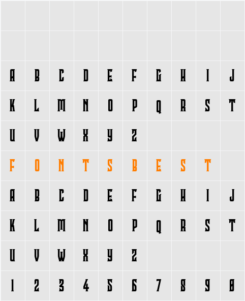 Clobot Free Character Map