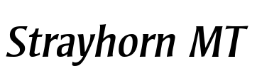 Strayhorn MT Font Image