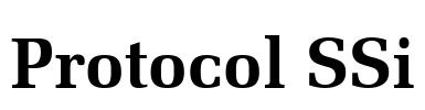 Protocol SSi Font Image