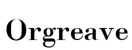Orgreave Font Image