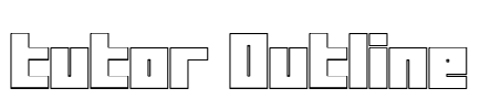 Tutor Outline