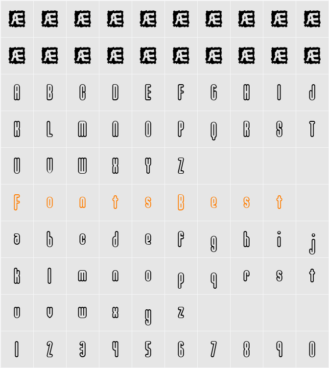 Unanimous (BRK) Character Map