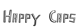 Happy Caps Font Image