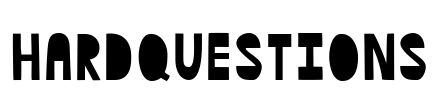 HardQuestions Font Image