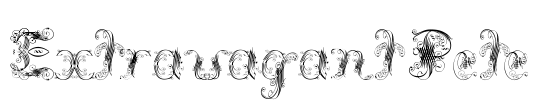 Extravagant Pete Font Image