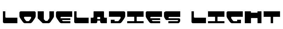 Loveladies Light Font Image
