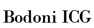 Bodoni ICG