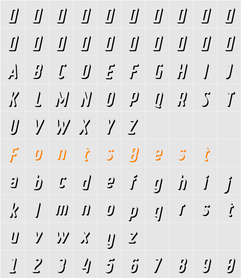 Ruler Volume Outer Character Map