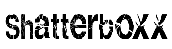 Shatterboxx Font Image