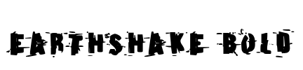 Earthshake Bold Font Image