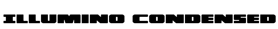 Illumino Condensed Font Image