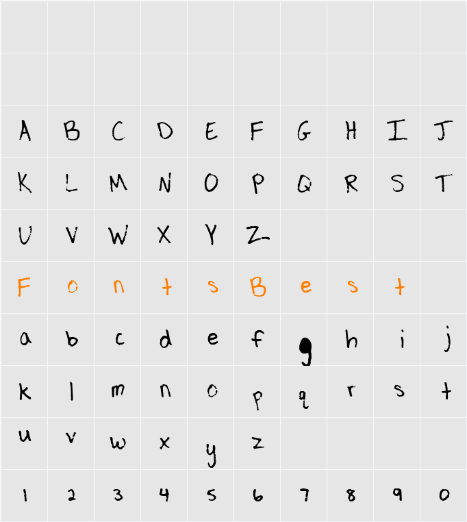 Lita Character Map