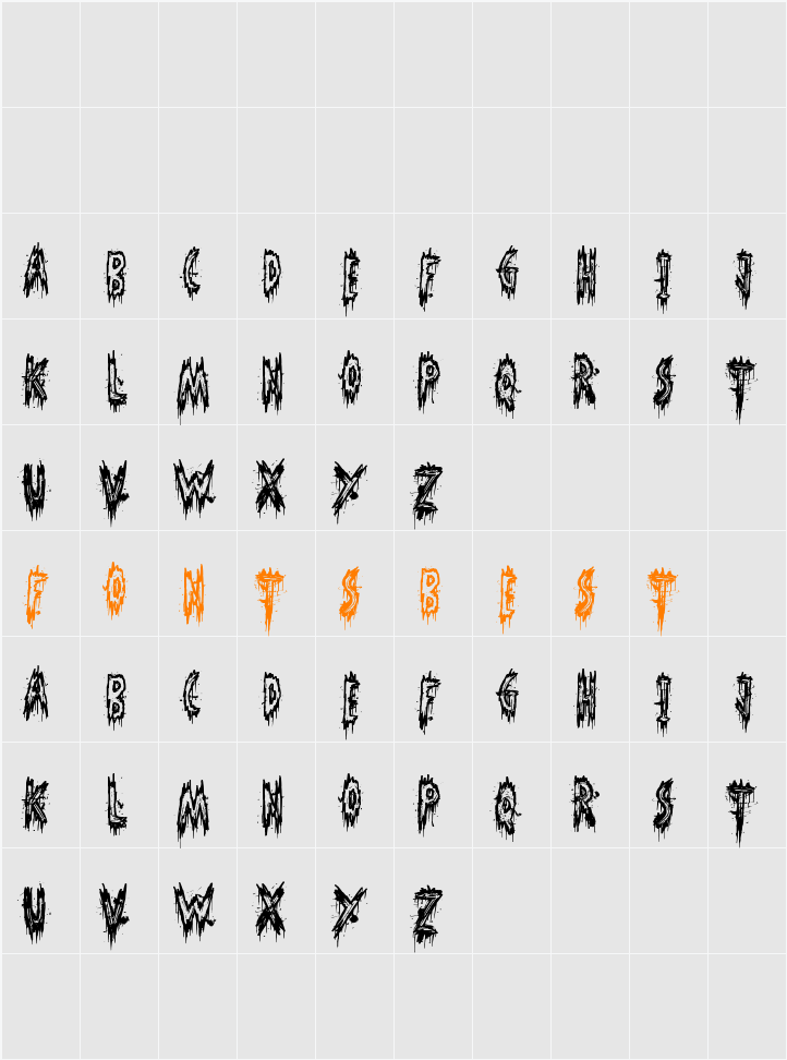 Phantom Ghost Character Map