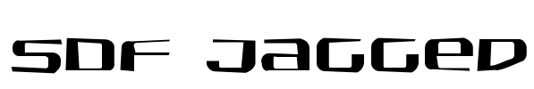 SDF Jagged Font Image