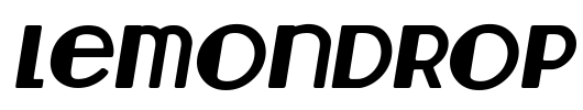 Lemondrop Font Image