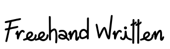 Freehand Written